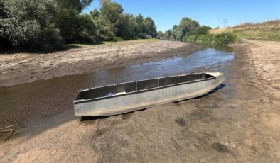 Tunca Nehri kuruyor, çeltik tarlaları tehlikede!