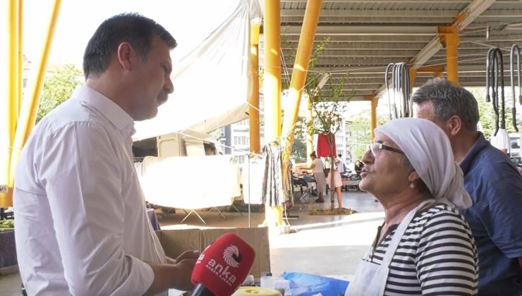 Pazar esnafı Erkan Baş’a dert yandı