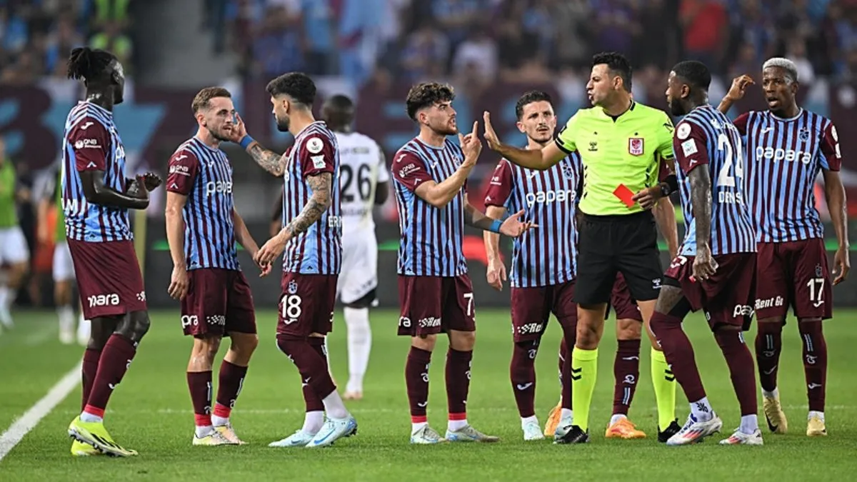 Trabzonspor’da Visca’dan ‘kırmızı kart’ özrü